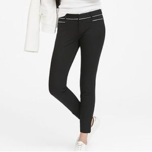 Banana Republic Sloan Pant Black White